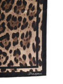 Dolce & Gabbana Leopard Print Silk Scarf