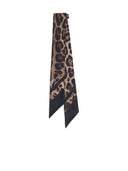 Dolce & Gabbana Bandeau en soie imprimé Leo