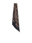 Dolce & Gabbana Bandeau en soie imprimé Leo