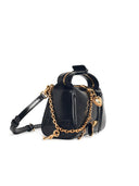 Dolce & Gabbana 'Vittoria' Black Lear Handbag
