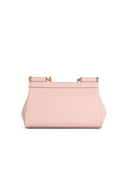 Dolce & Gabbana Mini Sac À Main 'Sicily' En Veau 'Dauphine' Rose Lear