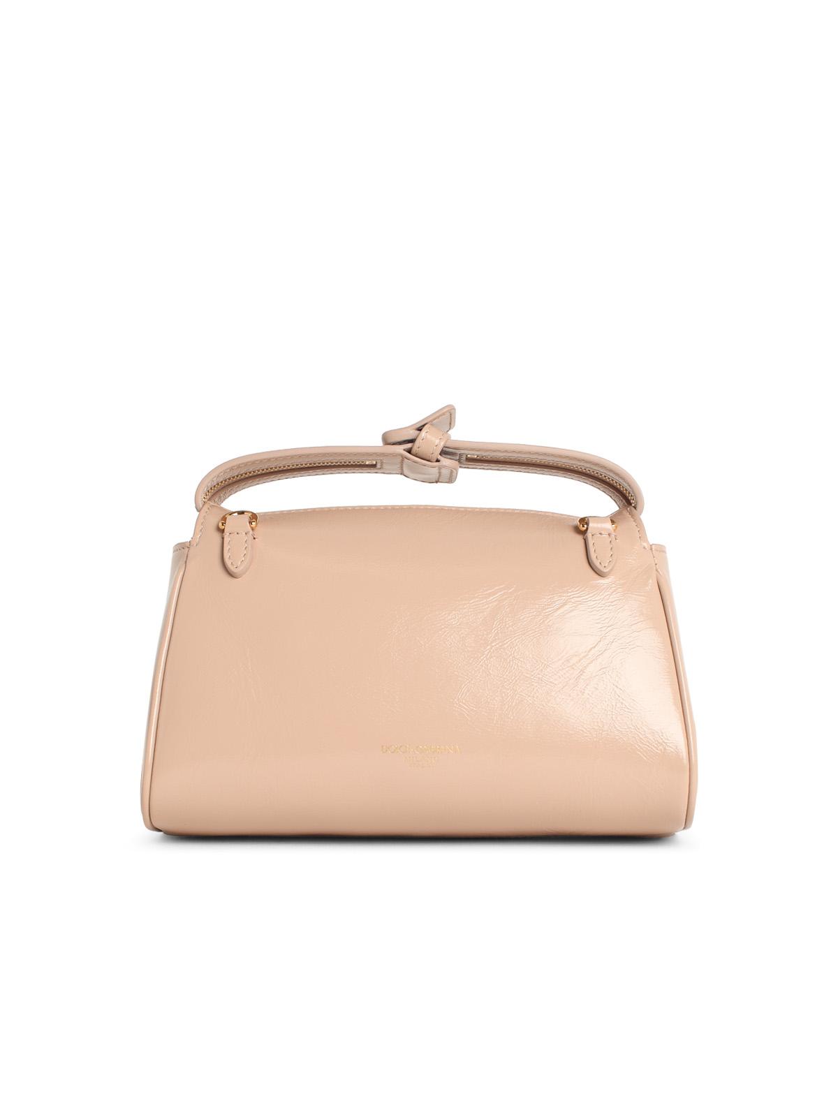 Dolce & Gabbana 'Vittoria' Lear Handväska Naken