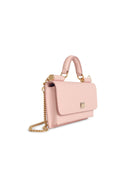 Dolce & Gabbana Mini 'Bag' Calf Lear 'Dauphine' Pink