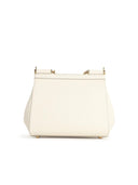 Dolce & Gabbana Medium 'My Sicily' White Lear Handbag