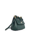 Dolce & Gabbana Medium 'My Sicily' Dark Green Lear Handbag