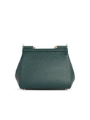 Dolce & Gabbana Medium 'My Sicily' Dark Green Lear Handbag