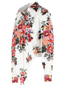 Dolce & Gabbana 'Fiori' White Cotton Shirt