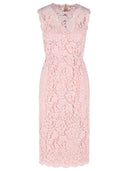 Dolce & Gabbana Pink bomuldsblandingskjole