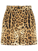Dolce & Gabbana 'Leo' Brown Cotton Shorts