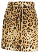 Dolce & Gabbana 'Leo' Brown Cotton Shorts