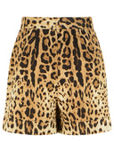 Dolce & Gabbana 'Leo' Brown Cotton Shorts