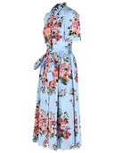 Dolce & Gabbana Light Blue Cotton Dress