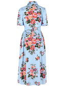 Dolce & Gabbana Light Blue Cotton Dress