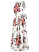 Dolce & Gabbana 'Fiori' White Cotton Dress