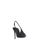 Dolce & Gabbana Black Lear Slingbacks