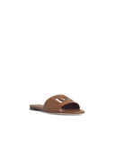 Dolce & Gabbana Pantoufle Lear marron