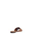 Dolce & Gabbana Pantoufle Lear marron