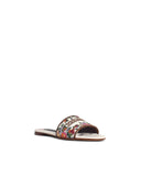 Dolce & Gabbana Multicolor Fabric Slippers