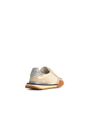 Dolce & Gabbana 'Dg Athletic' Beige Fabric And Lear Sneakers