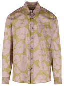 Dries Van Noten Green Cotton Shirt
