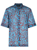 Dries Van Noten 'Cassidye' Light Blue Viscose Shirt