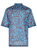 Dries Van Noten 'Cassidye' Light Blue Viscose Shirt