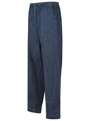 Dries Van Noten 'Penny' Blue Cotton Pants