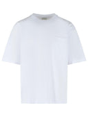 Dries Van Noten 'Heso' hvid T-shirt i bomuld