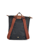Longchamp 'M Le Pliage Original' Black Tela Backpack