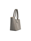 Longchamp L 'épure' Shoulder Bag In Dove Gray Lear