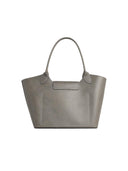 Longchamp L 'épure' Shoulder Bag In Dove Gray Lear