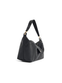 Longchamp 'Le Pliage Xtra Bow' zwarte leren schoudertas