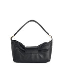 Longchamp 'Le Pliage Xtra Bow' zwarte leren schoudertas