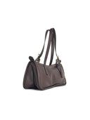 Longchamp 'Looong' Brown Lear Bag