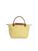 Longchamp Bag With 'S Le Pliage Original' Handle In Pistachio Tela