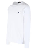 Polo Ralph Lauren White Cotton Blend Sweatshirt