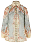 Zimmermann 'Daylight' Multicoloured Ramie Blouse