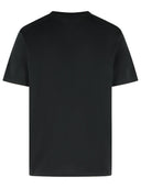 Balmain Camiseta De Algodón Negra