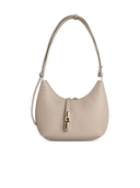 Furla 'S Furla Goccia' Linen Grey Lear Shoulder Bag