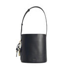 Furla Roxie' Bucket Bag In Black Lear