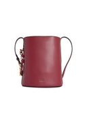 Furla Roxie' Bucket Bag In Burgundy Lear