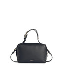 Furla 'Double Mini' zwarte leren tas
