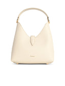 Kremowa mini torebka Furla Lear „Hobo Iride”.