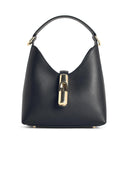 Furla 'Hobo Iride' minitas in zwart leer