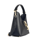 Furla 'Hobo Iride' minitas in zwart leer