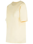 Khaite 'Allen' Cream Silk T Shirt