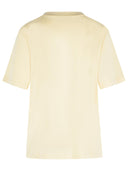 Khaite 'Allen' Cream Silk T Shirt