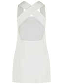 Khaite 'Mella' Dress In White Acetate And Viscose