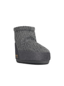Bottes en tissu gris Moonboot 'Icon Low Nolace Knit'