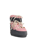 Moonboot 'Icon Low' Pink Suede Boots